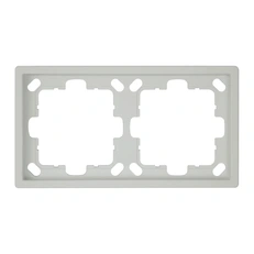Изображение Рамка 2 поста пластиковая Jasmart серия FD, матовый тауп (soft touch)