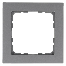 Изображение Рамка G-Classic 1-постовая, цвет Алюминий